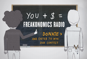 Freakonomics seeks donations