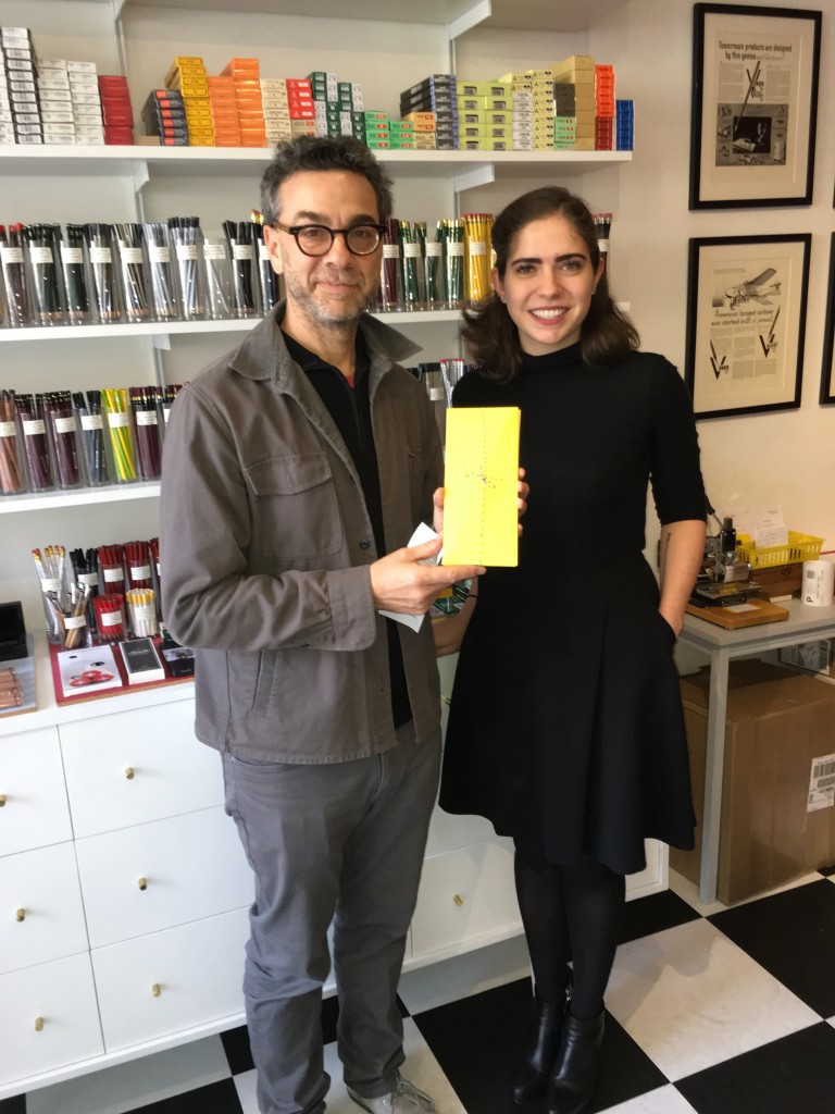 Dubner and Caroline Weaver of CW Pencil Enterprise (photo: Christopher Werth)