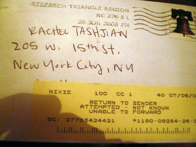 returned to sender usps